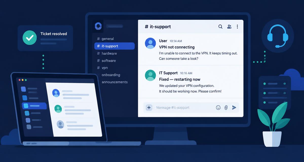 IT Support in Slack: Why Ticket Portals Are Dead